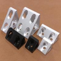 Black Silver 2020 3030 4040 2040 3060 4080 Aluminum Profile Right Angle Triangle Block Triangle Connector Hand Tool Parts Accessories