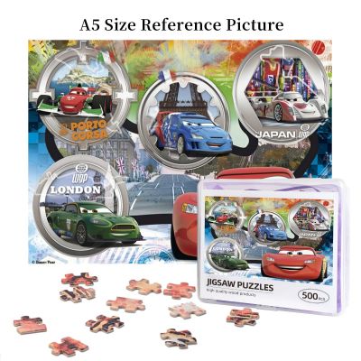 Cars Wooden Jigsaw Puzzle 500 Pieces Educational Toy Painting Art Decor Decompression toys 500pcs