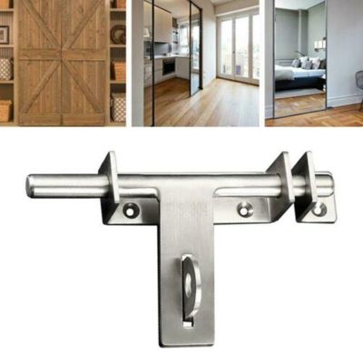 HOT Sliding Bolts Gate Latches Rust-proof Stainless Steel Bolts Slide Lock Heavy Duty NDS Door Hardware Locks Metal film resistance
