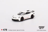 MINI GT 1/64 No.478 Porsche 911 (992) GT3 White RHD MGT00478-R