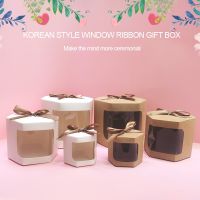 【hot】❈ Paper Transparent Window Boxes With Birthday Presents Packge ！
