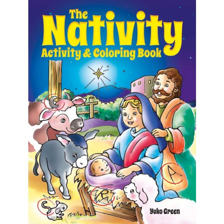 The original English version of the national activity and coloring book interactive game book with the theme of Jesus birth will be delivered in five days