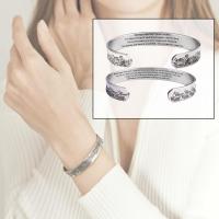 Bracelet With English Text«To My Granddaughter I Will You Love Forever With And You Be Always O7T2