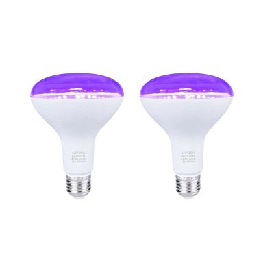2X E26 15W Ultraviolet UV Lamp Black Light Bulb Fluorescent Detection Lamp 220V/110V Home DJ Party Decoration
