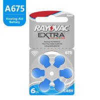 60ชิ้น RAYOVAC พิเศษสังกะสีอากาศเครื่องช่วยฟังแบตเตอรี่1.45โวลต์ A675 675 PR44แบตเตอรี่