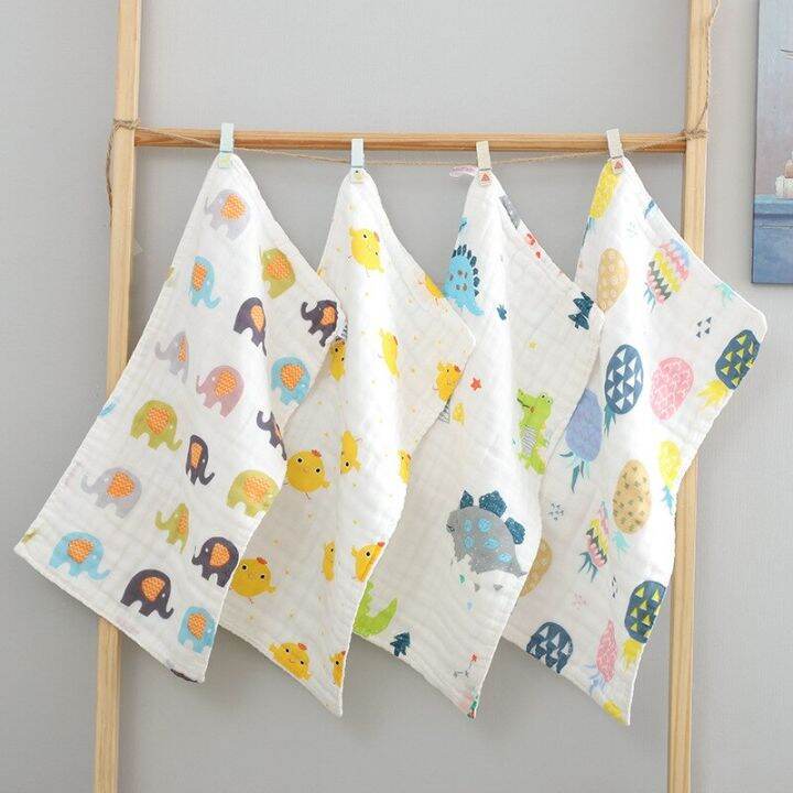 soft-newborn-muslin-handkerchief-infant-cartoon-cotton-feeding-towel-bibs-absorbent-saliva-burp-cloth-baby-stuff-25x25cm