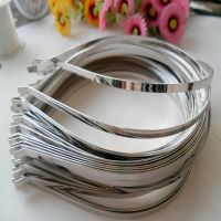 【CC】 20pcs 1.2mm 3mm 5mm 7mm 10mm Metal Hairband Wholesale Crafts Headband Gold Hair Hoop for Jewelry Headwear