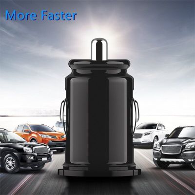 Quick Charge 3.0 car charger 2 ports 3.1A car Phone Fast Charger  for iPhone 14 13 12 Pro Max 8 Plus iPad Huawei Samsung Xiaomi Wall Chargers