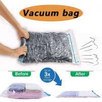 Transparent Vacuum Bag for Clothes Quilt Blanket Closet Travel Clothes Storage Bag Saving Space Organizer Vacuum Compression Bag