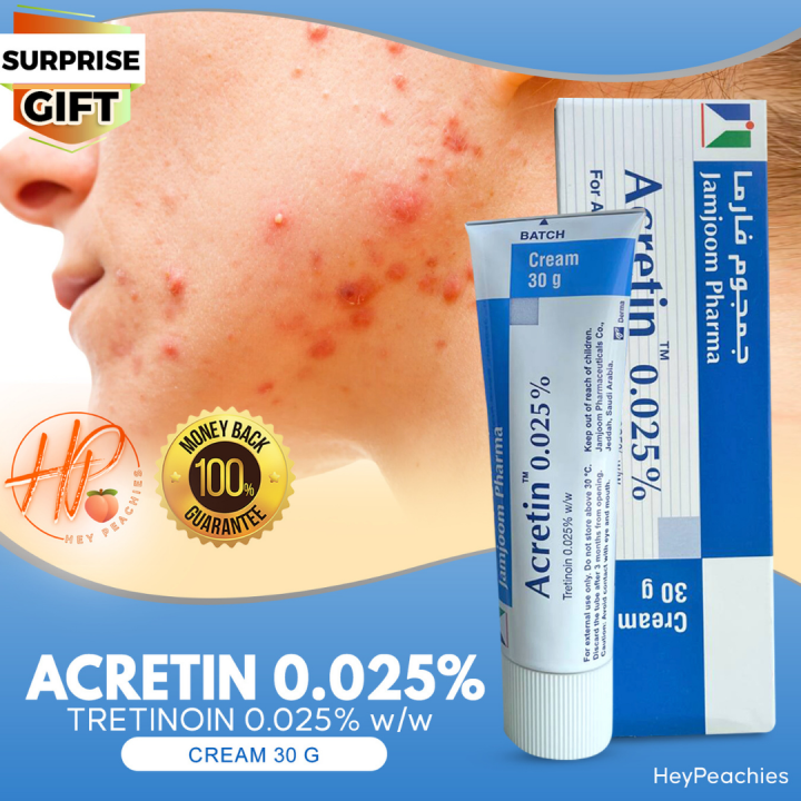 EXP DATE 06/2025 AKretin 0.025 Tretinoin Acne Treatment 30 g