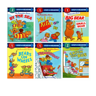 English original Berenstain Bears 6 volumes of step into reading American Langdon classic graded books