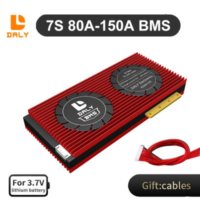 Daly BMS Li-Ion BMS 7S 24V 80A 100A 120A 150A BMS พร้อม Balance พอร์ตทั่วไป