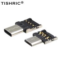 TISHRIC OTG Type-C OTG Micro USB Adapter USB Type C USB 3.0 Charge Data Converter OTG Cable For Mouse Keyboard USB DIsk Flash