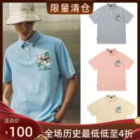 23 Spring MALBON GOLF Golf Mens Short-Sleeved T-Shirt Spring And Summer Sweat-Absorbing Casual Sports Polo Shirt