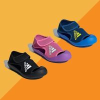 【Ready】? 2023 summer clover childrens sandals Baotou soft-soled toddler shoes wading shoes mesh Velcro trendy childrens shoes