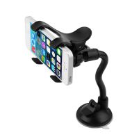 360 Rotate Sucker Car Phone Holder Flexible Mount Stand Mobile Cell Support For iPhone Samsung Xiaomi Clip Phone Holder in Car Car Mounts