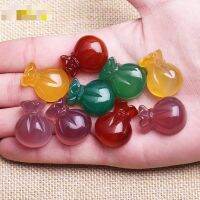 【cw】 Colorful Chalcedony Jades Money Beads Jewelry Making Diy Necklace Charms Pendant Accessories ！