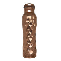 NATURAL EFE | DIAMOND COPPER WATER BOTTLE | ขวดน้ำทองแดง ไดมอนด์