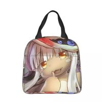 ⊙❀ Cute Nanachi Lunch Bag box Anime Made In Abyss Children Aluminum Bag Foil Portable Lunchbox