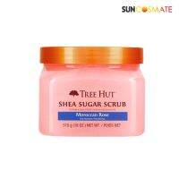 สครับ TREE HUT Moroccan Rose Shea Sugar Body Scrub 510g.