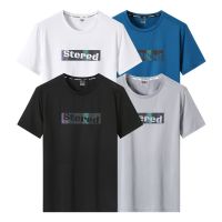 New mens short sleeve T-shirt man ins summer clothes on ice silk shirt young mens wear thin with half sleeve render unlined upper garment --ntx230801✗❁✤