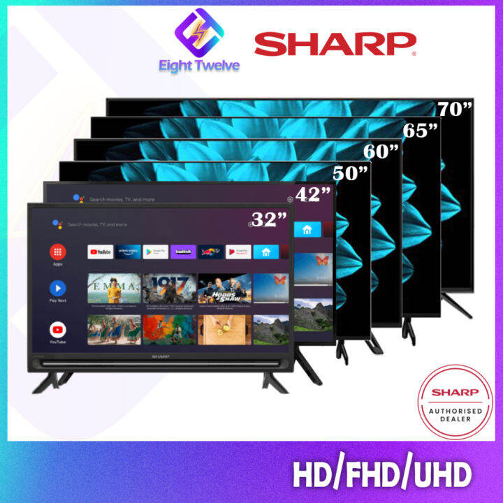Sharp AQUOS TV HD Full HD 4K Ultra HD Android TV Digital TV Lazada