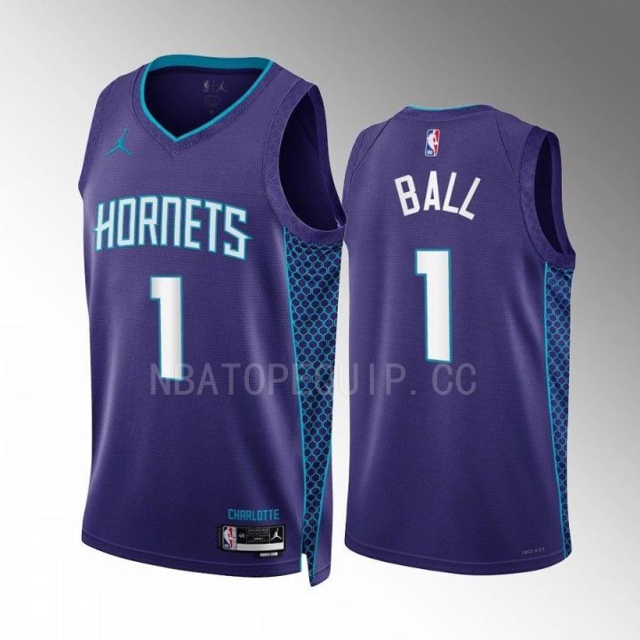 Jordan Men's 2022-23 City Edition Charlotte Hornets LaMelo Ball #1