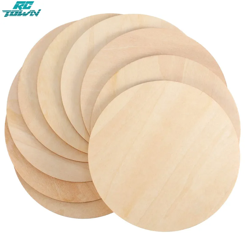 Unfinished round deals wood ornaments