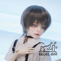 วิกตุ๊กตา BJD เหมาะสำหรับ1/3 1/41/6หลากหลายใหม่แฟชั่นผู้ชายผมสั้นผ้าไหมวิกผมอุณหภูมิสูงสั้นผมตุ๊กตาอุปกรณ์เสริมทั่วไป