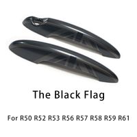 The Black Flag Door Handle Covers For BMW MINI Cooper S JCW R50 R52 R53 R55 R56 R57 R58 R59 R60 R61 Car-Styling Essories