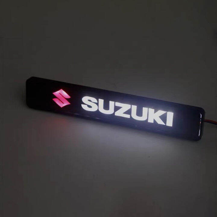 SUZUKI LED Light Front Bumper Grille Lamp Decorative SUZUKI Emblems
