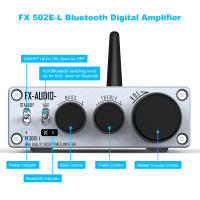 FX AUDIO 502E-L บลูทูธ5.0เครื่องขยายเสียงดิจิตอลไฮไฟที่มีกำลังสูง75วัตต์ * 2มินิเดสก์ท็อปเครื่องขยายเสียงขนาดเล็ก