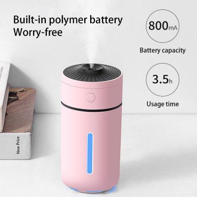 【cw】New Colorful Cup Humidifier Rechargeable Car Aromatpy Diffuser USB Portable Air Air Purification Humidifier For Home Car ！