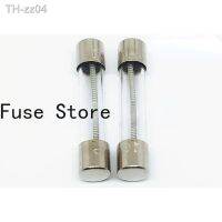 ♛❧ 5PCS10PCS 6 x 32 Glass Fuse Tube 313 1/2A 500mA 250V Slow Fusing Delay Type