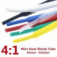 5m color 4:1 wire heat shrink thickened hot melt glue shrink tube cable protection shrink tube 6mm-32mmFour times heat shrink