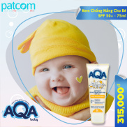 Kem Chống Nắng Cho Trẻ Sơ Sinh & Em Bé AQA Baby SPF 50+ 150ml