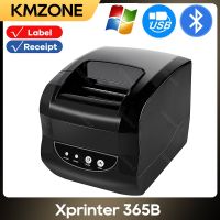 Xprinter เครื่องพิมพ์ฉลาก XP-365B เครื่องพิมพ์บาร์โค้ดความร้อน20-80มม. ป้าย58มม. 80เครื่องพิมพ์ใบเสร็จสำหรับ Windows/Linux USB บลูทูธ