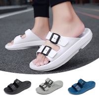 ☸✧♗ cri237 New Women and Men Slippers with Double Buckle Size 36-45 Fashion Couple Outdoor Casual Slippers 7831