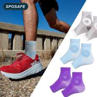 SPOSAFE ถุงเท้าผ้ารัดข้อเท้าปวด1คู่ Relief ปวดและ Plantar Fasciitis อุปกรณ์พยุงข้อเท้าสำหรับบาสเก็ตบอลวอลเลย์บอลฟุตบอลรั้งเท้าแขนการรัดข้อเท้าสำหรับผู้ชายและผู้หญิง