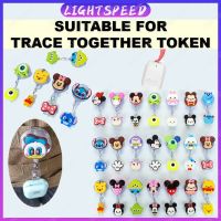 Trace Retractable Keychain / Pull Lanyard Cartoon Clip Buckle Rope keychain badge telescopic clasp chest clip