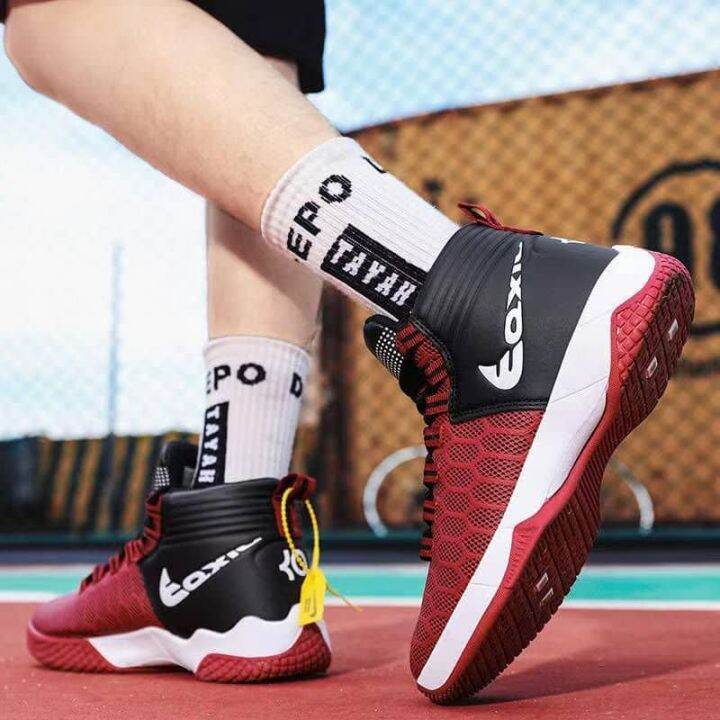 XMGph Highcut nonslip basketbAll outdoor shoes men only Lazada PH