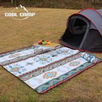 200*200cm 7-8 Persons Machine Washable Outdoor Camping Tent Portable Moisture-proof Mat Picnic Mat Thicker Waterproof Mat Sleeping Pads