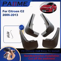 Car Automotive Mudflaps For Citroen C2 2006-2013 4Pcs/Set Molded Splash Guards Front Rear Mud Flap Mudguards Fender YC102094