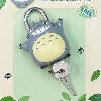 padlock แม่กุญแจ พร้อม ลูกกุญแจ 2 ชิ้น สแตนเลส สำหรับล็อค กระเป๋าเดินทาง กระเป๋าเอกสาร อเนกประสงค์ ลาย totoro โตโตโร่