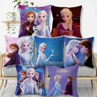 {ความคิดสร้างสรรค์ของตกแต่งบ้าน} เคสหมอน Elsa แช่แข็งดิสนีย์ปลอกหมอนเด็กทารกหญิงปลอกหมอนสำหรับตกแต่งปลอกหมอน40X40ซม