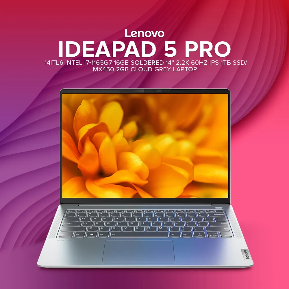 LENOVO IDEAPAD 5 Pro 14ITL6 Intel i7-1165G7 16gb 14 LENOVO IDEAPAD 5 Pro 14ITL6 Intel i7-1165G7 16gb 14