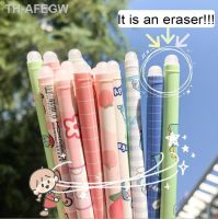 【hot】△✼♞  2 6Pcs/Set Kawaii Erasable Gel Pens Colored Refill 0.5 Mm Nib Ballpoint for Writing Korean School Supplies Stationery