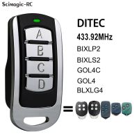 DITEC BIXLP2 GOL4 BIXLS2 BIXLG4 GOL4C รีโมทคอนโทรล4แชนแนล433.92พวงกุญแจประตูที่เปิดประตูโรงรถ Mhz