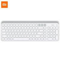 ✁ Xiaomi 102 คีย์บอร์ดไร้สาย 2.4GHz Dual Mode Modes Keyboard (สีขาว、 สีดำ)