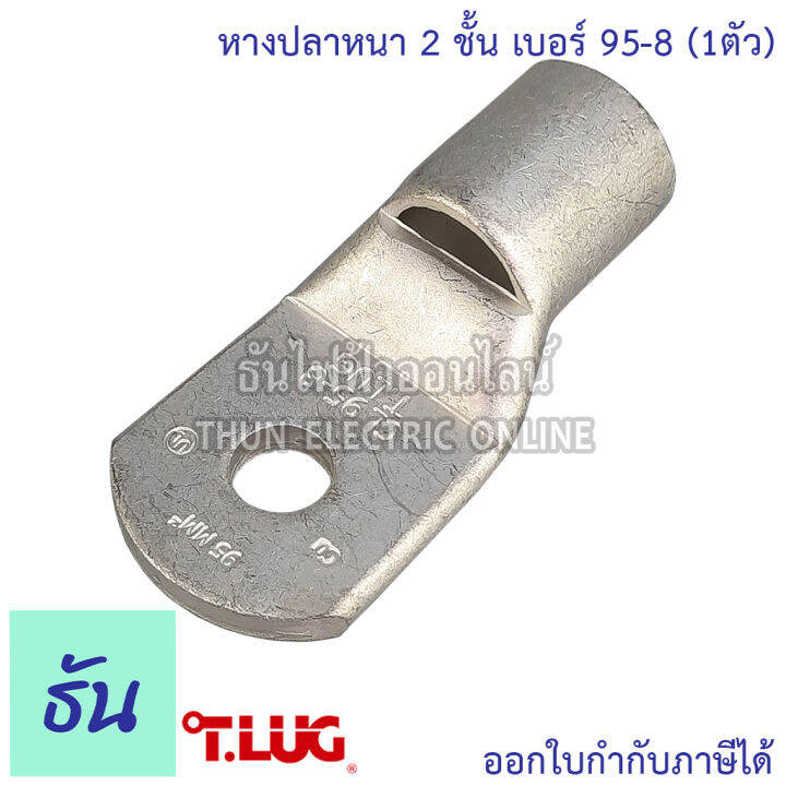 tlug-หางปลาสายไฟ-ทองแดง-เบอร์-95-8-95-10-95-12-1ตัว-หางปลา-หนา-2ชั้น-ทรงยุโรป-หางปลาหนาสองชั้น-หางปลากลม-ธันไฟฟ้า